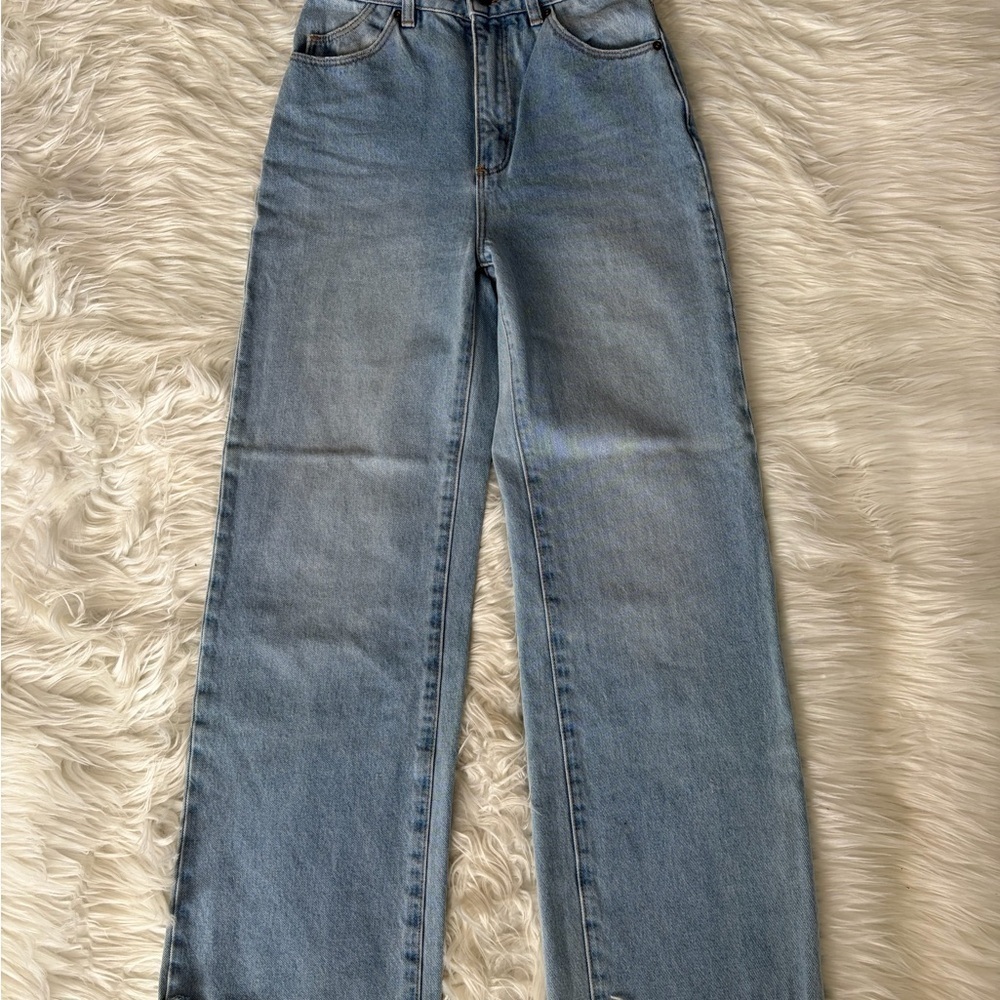 Rollas Heidi High Rise Loose Straight Leg Jeans - Picture 2 of 8